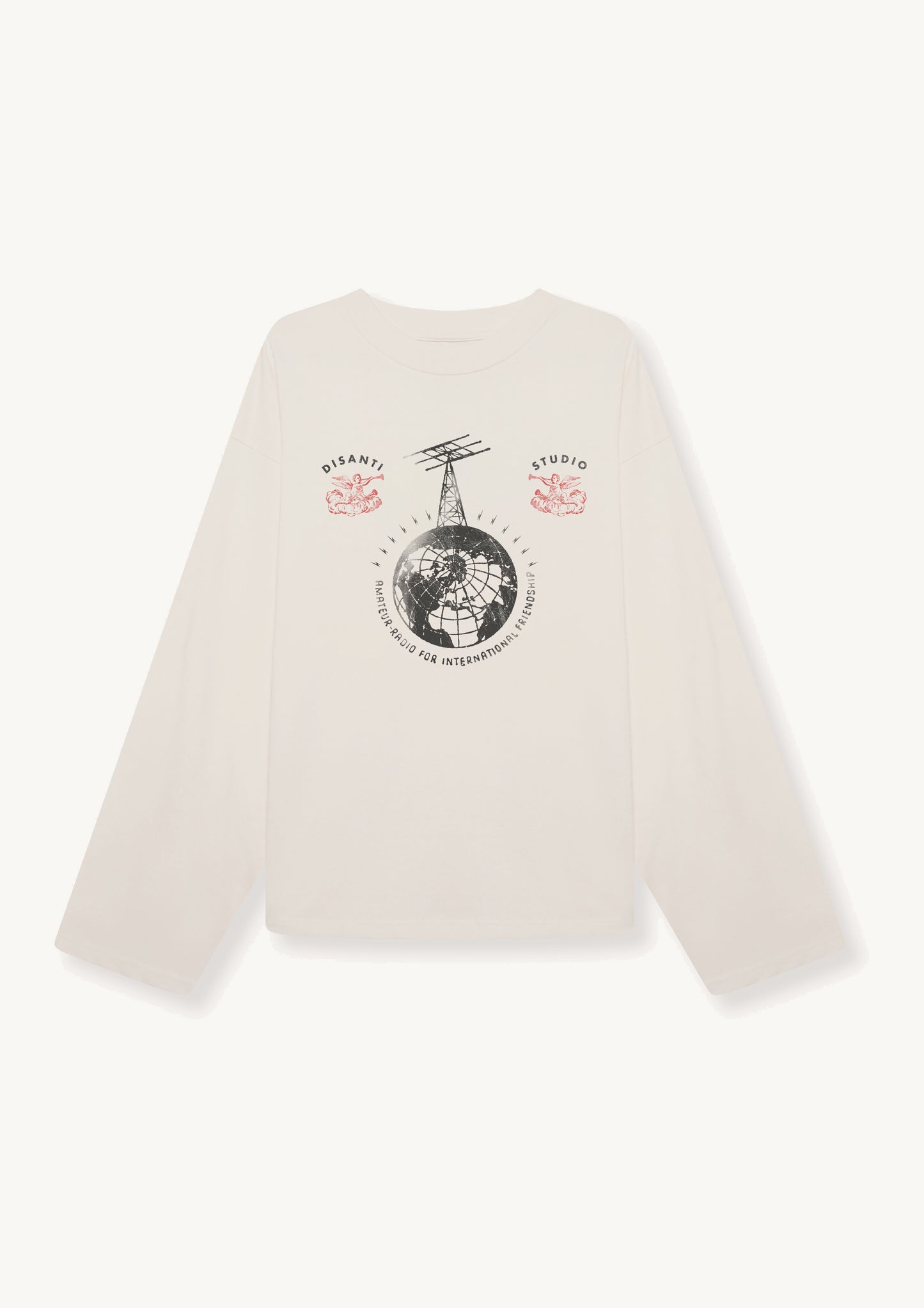 L/S Radio Tee - Ivory