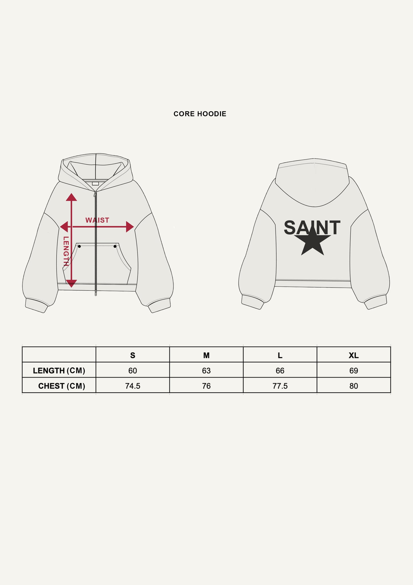 Core Hoodie - Heather Grey