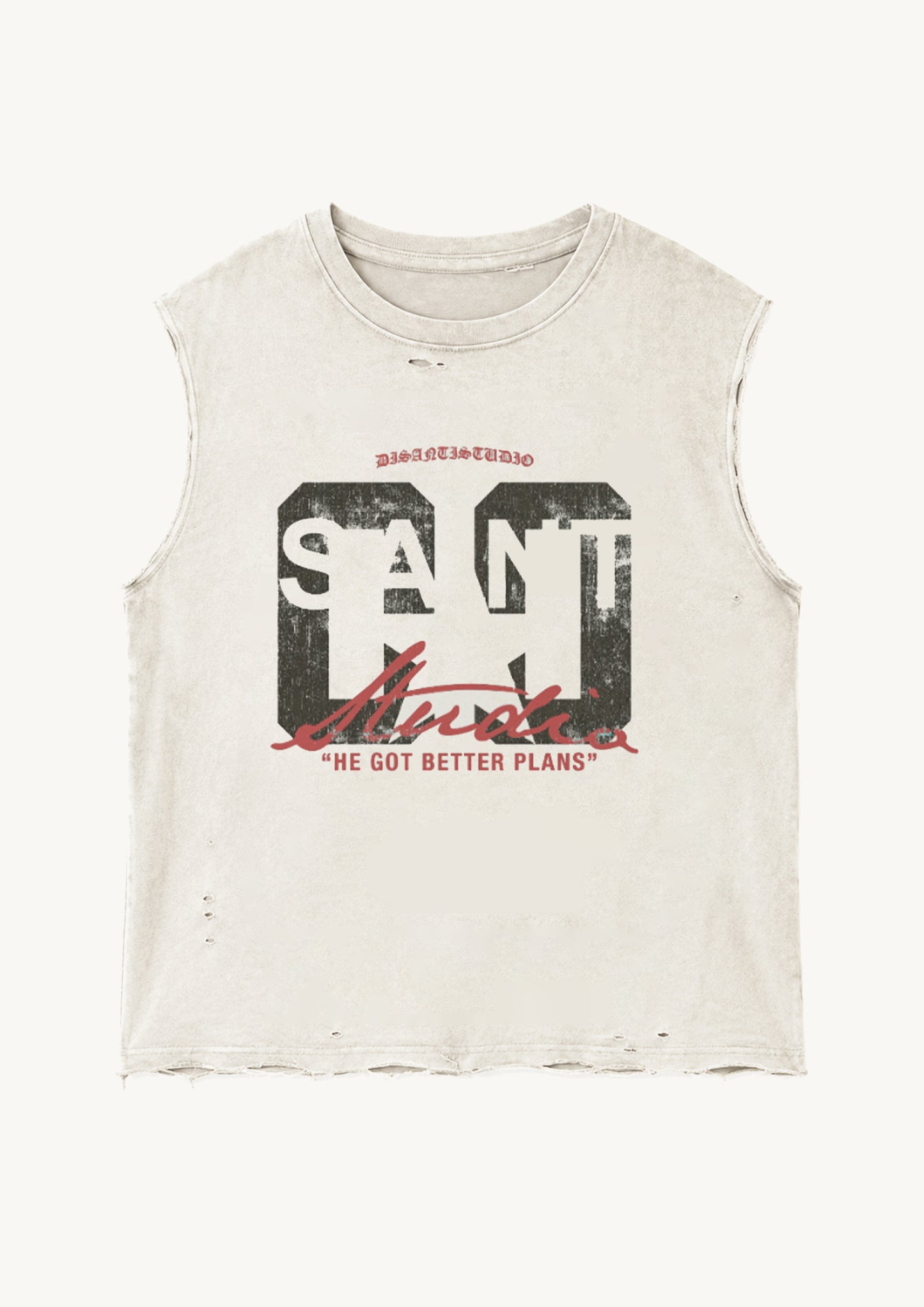 Better Plans Sleeveless Tee - Ivory
