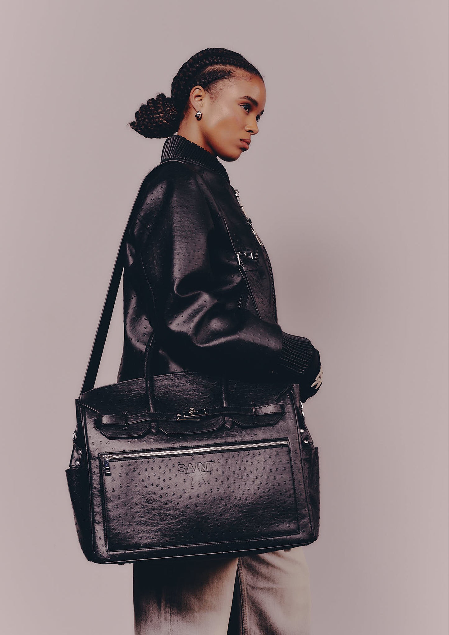 Santos Tote - Ostrich