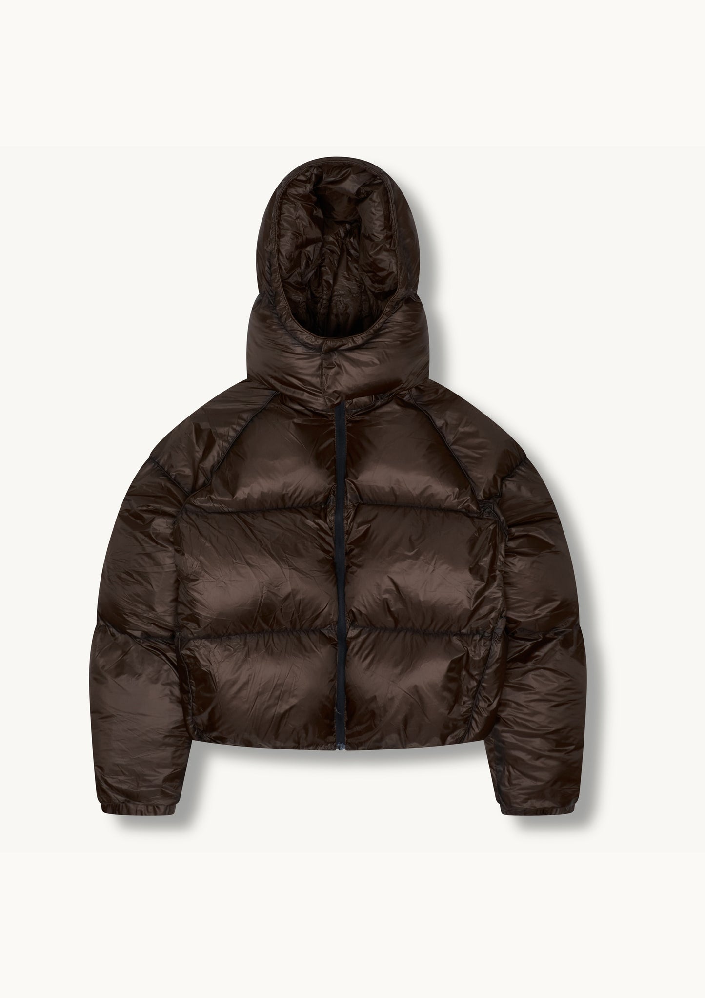 Down Coat - Brown