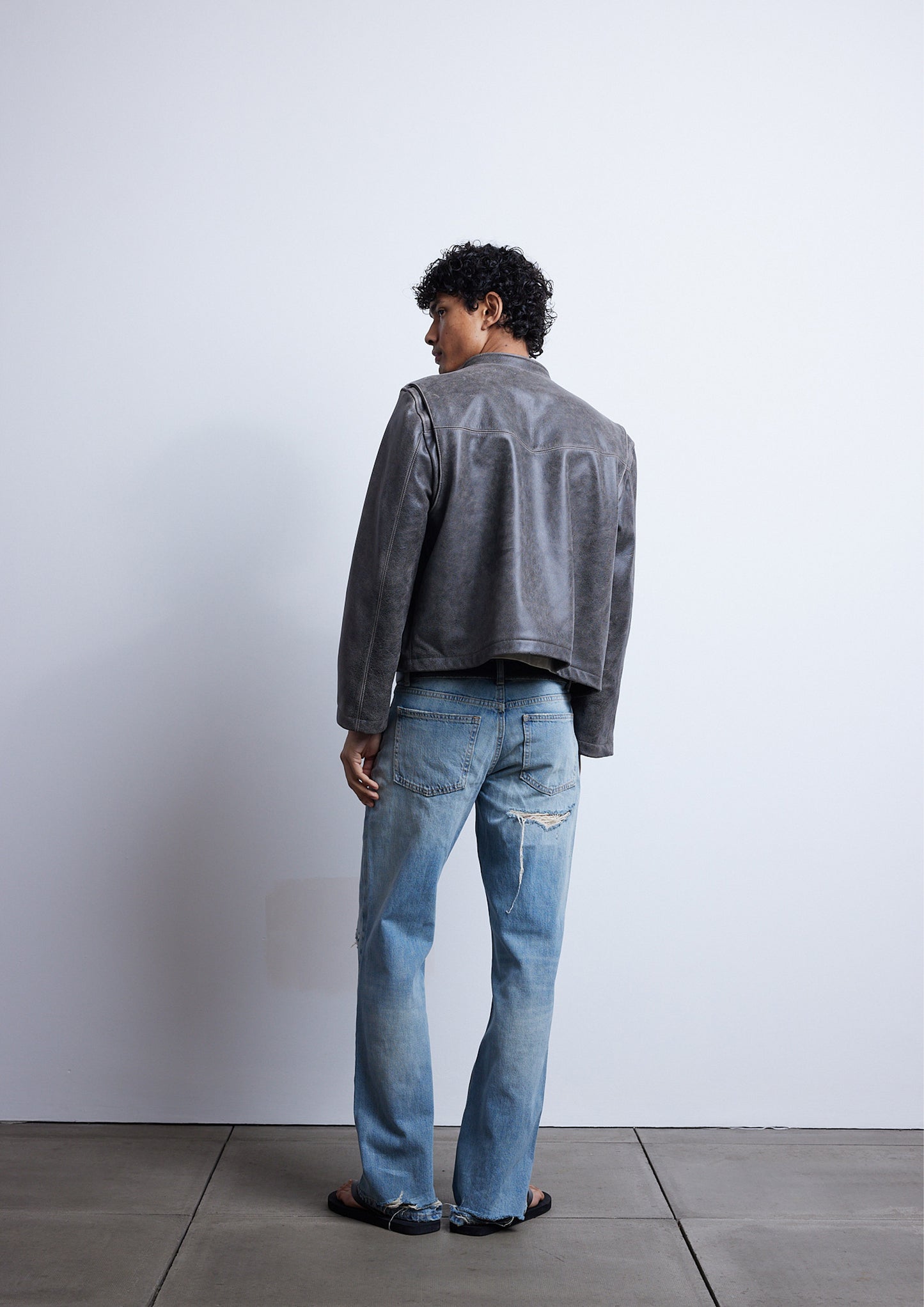 Cracked Leather Biker