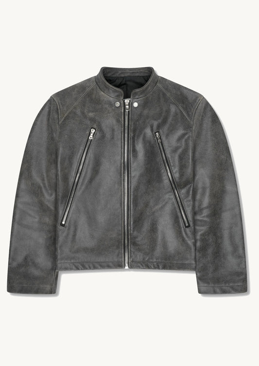 Cracked Leather Biker