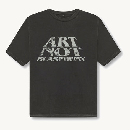 Heavyweight Blasphemy Tee - Washed Grey