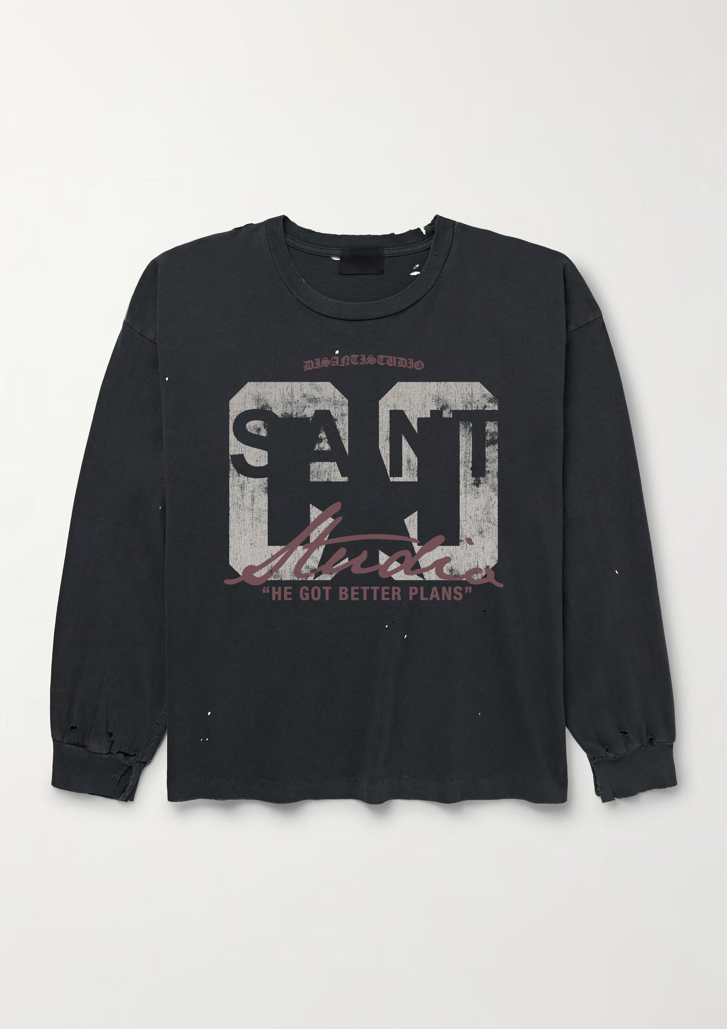 L/S Better Plans - Faded Black