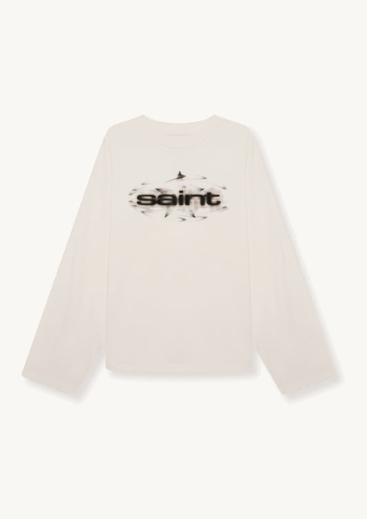 L/S Hologram Tee - Ivory