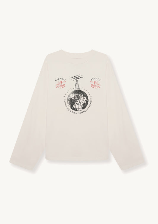 L/S Radio Tee - Ivory