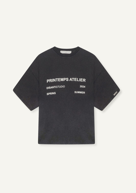 Printemps Tee - Faded Black