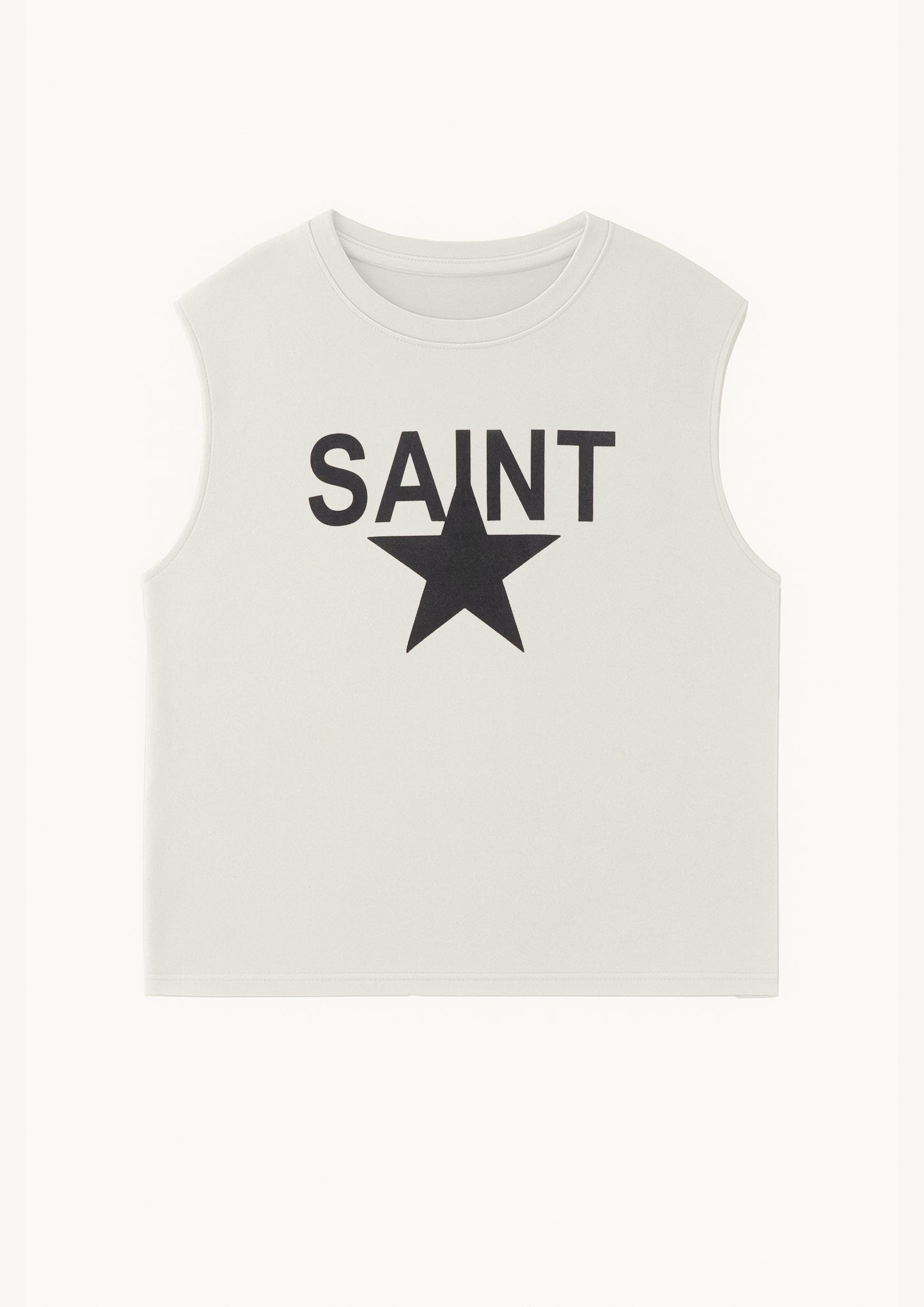 Saint Star Sleeveless Tee - Ivory