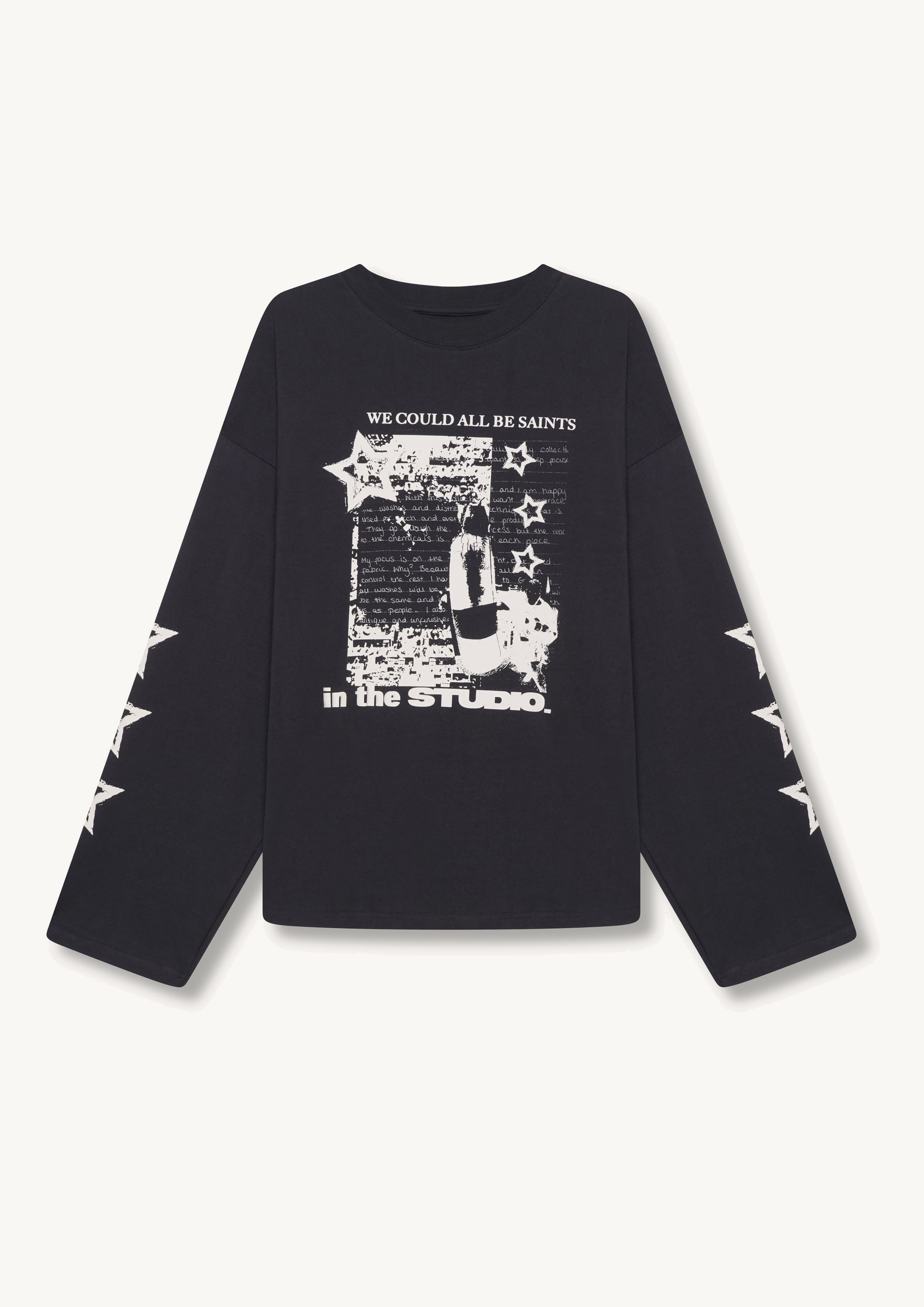 L/S Studio Saints Tee - Black