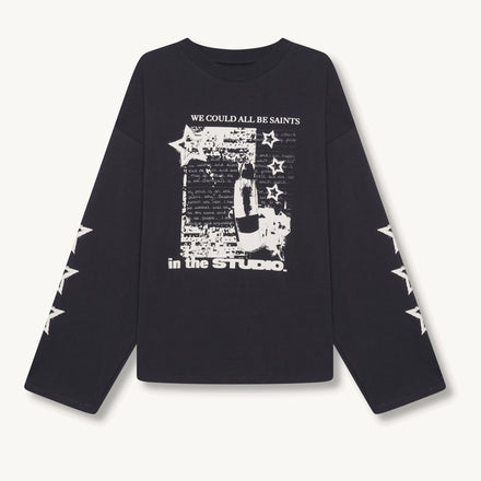 L/S Studio Saints Tee - Black