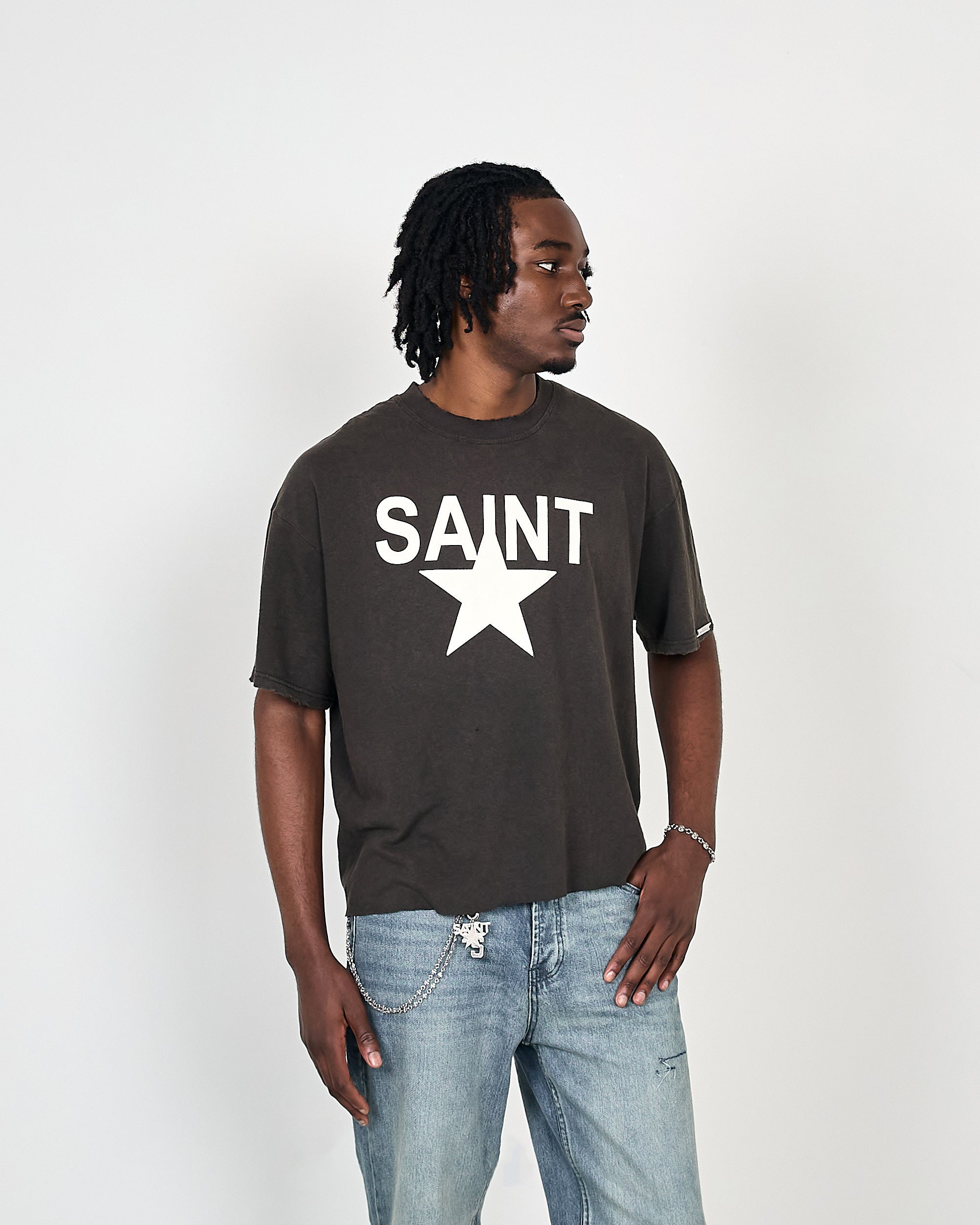 Lightweight Saint Tee - Faded Oak