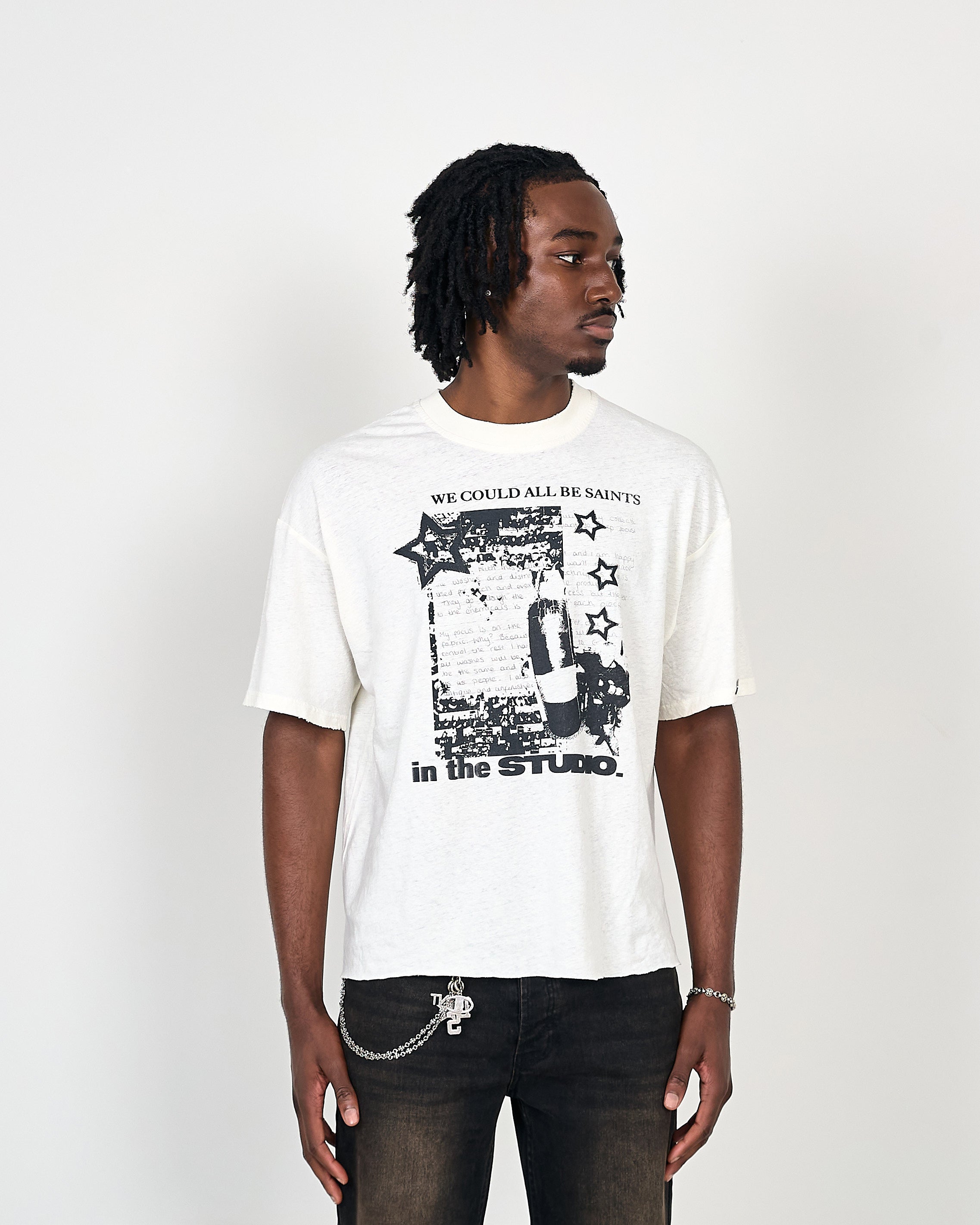 Lightweight Studio Saints Tee - Ivory