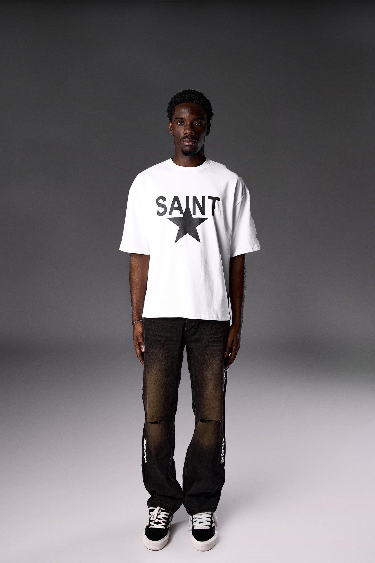 Heavyweight Saint Star Tee - Ivory