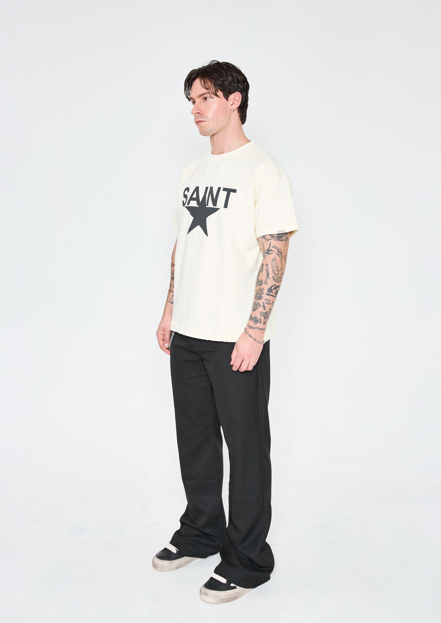 Heavyweight Saint Star Tee - Ivory
