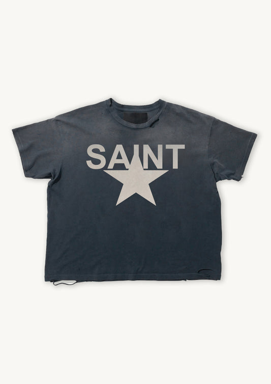Lightweight Saint Star Tee - Black