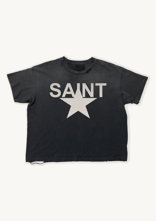 Lightweight Saint Star Tee - Black