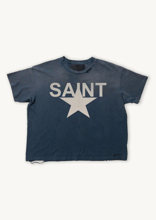 Lightweight Saint Star Tee - Navy