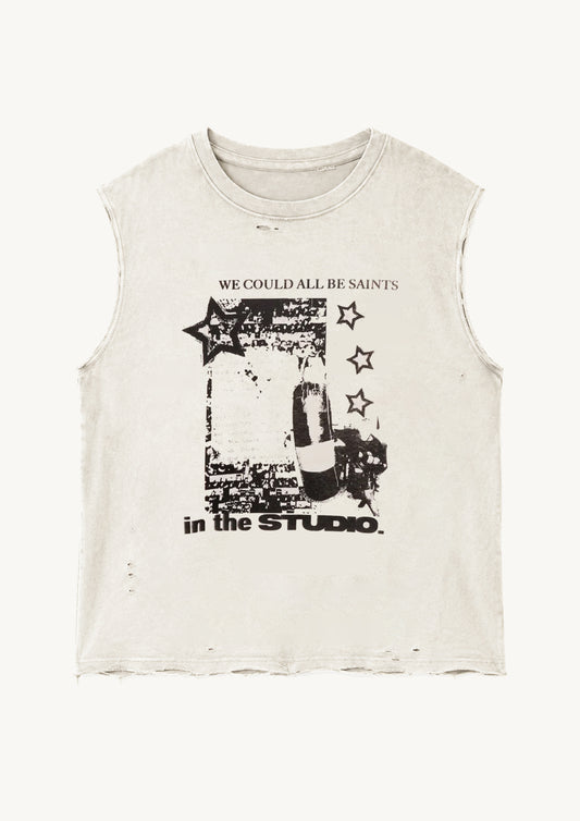 Studio Saints Sleeveless Tee - Ivory